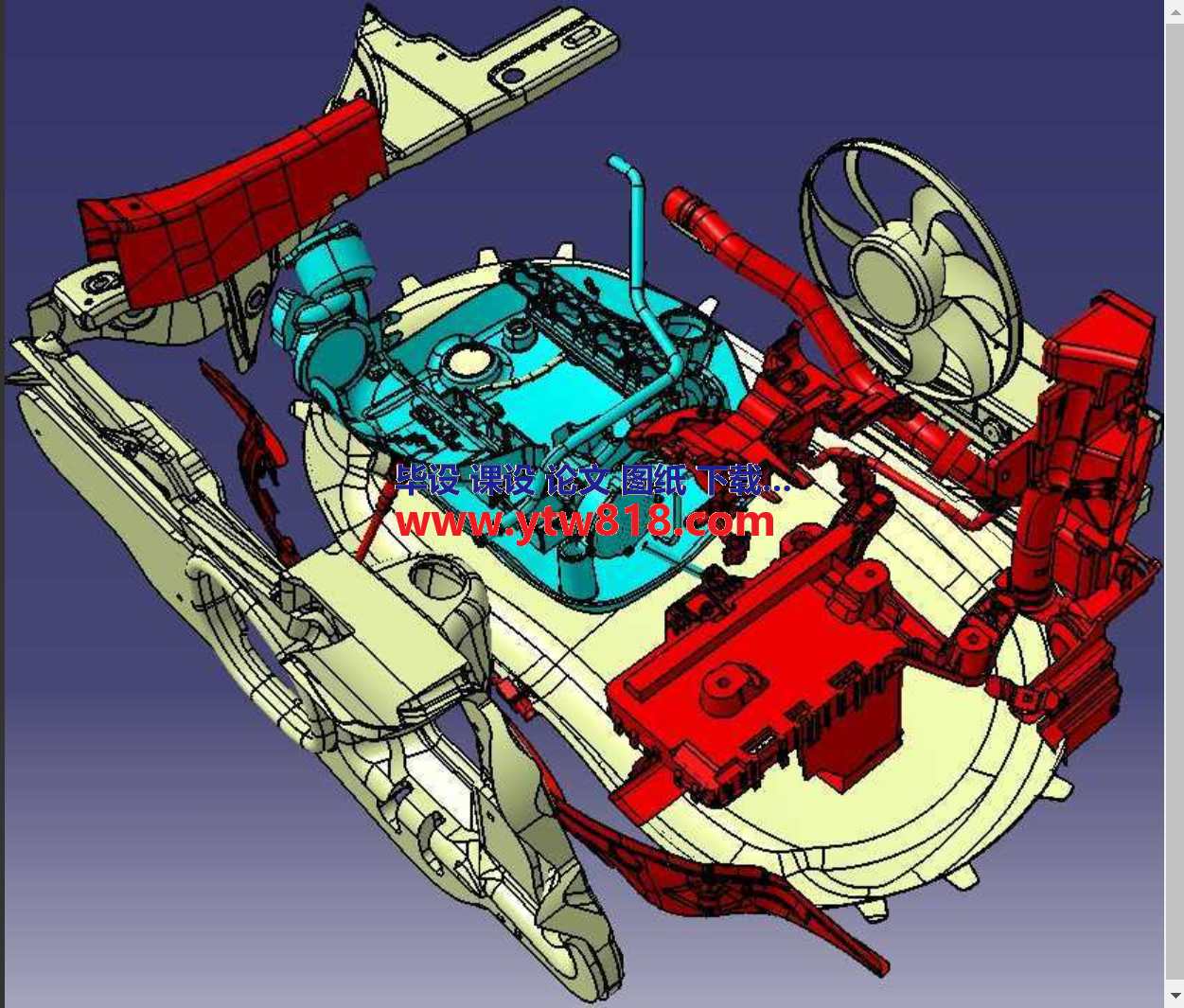 汽车发动机进气系统CATIA.png