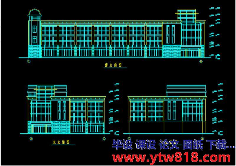 浙江某 2677.9㎡三层框架办公楼施工组织设计及报价工程量清单（施工组织设计5万多字、CAD建筑结构图、进度计划表）