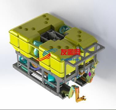 水下机器人3D图纸 STEP格式——(50.95MB)