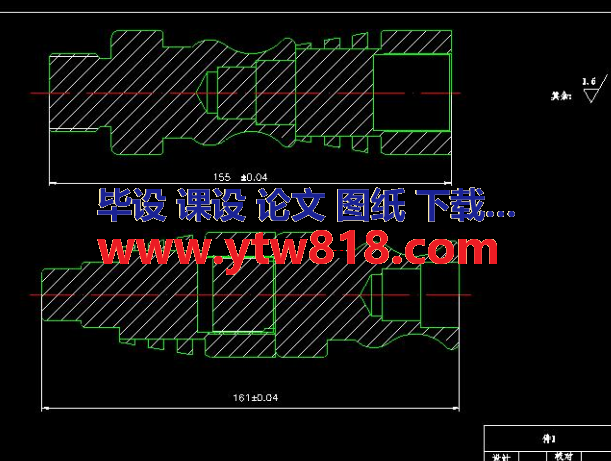 轴类组合零件的数控加工工艺分析及编程程序设计