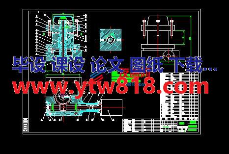 数控车床刀架cad图纸(209.82K)