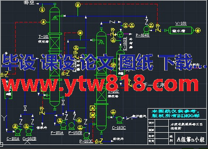 处理量为6500Nm3h的水吸收氨填料吸收塔工艺流程图