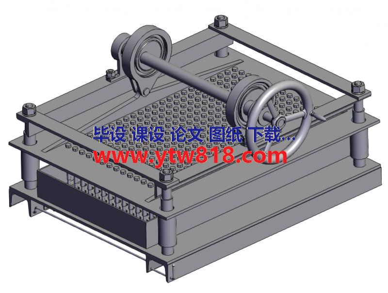 农业机械 半自动钵盘精密播种机的虚拟设计  solidworks三维图+视频仿真+5张cad图纸+论文+开题报告