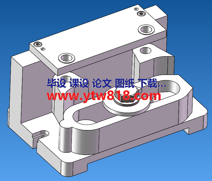 课程设计 张紧轮钻2×Φ13孔夹具设计【说明书+CAD图纸+SW三维图+工序卡+过程卡】