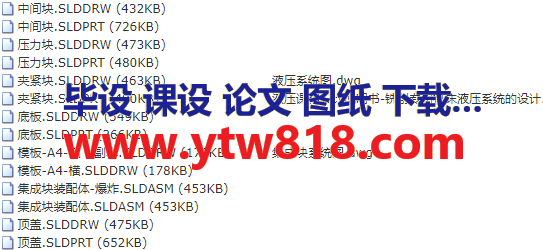 液压与气压控制课程设计铣削专用机床液压系统设计【设计说明书+cad图纸+sw三维】