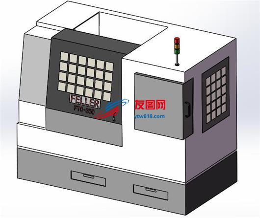 CNC数控机床模型