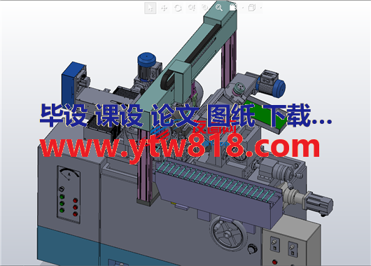 机床-带送料机的龙门式无心磨床