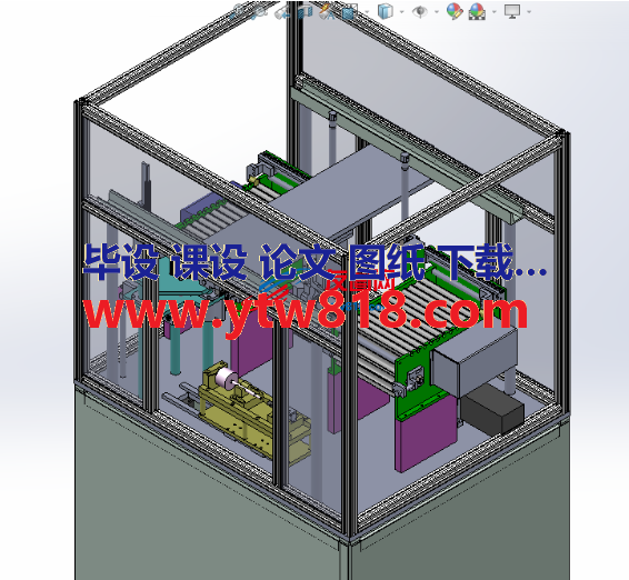 轴承E型圈一体装配机3D数模图纸 Solidworks设计