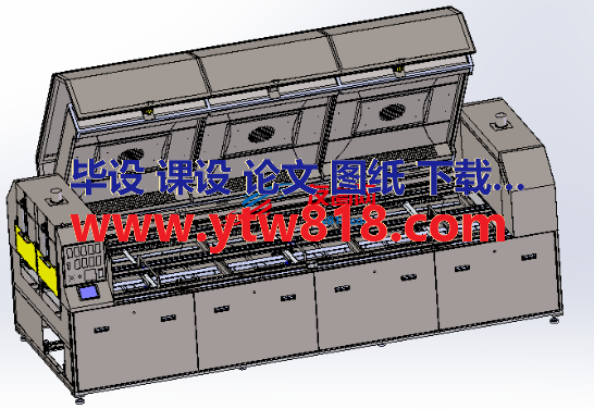 隧道炉3D数模图纸 Solidworks设计