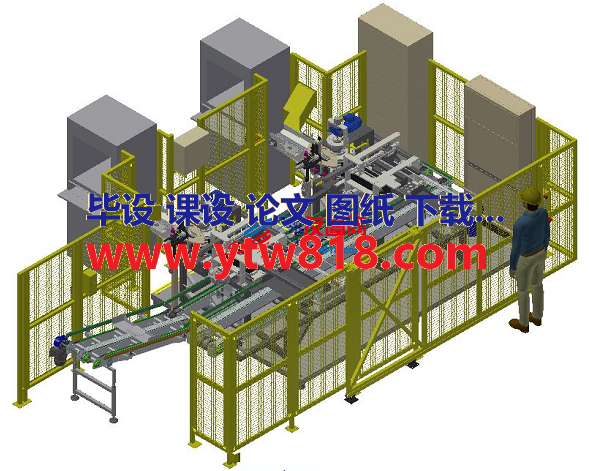 adequacao nr12非标生产线3D数模图纸 STP格式