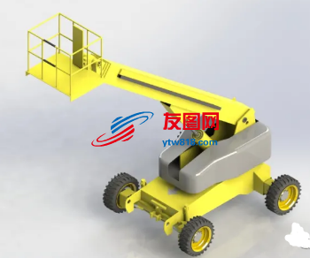 单臂起重臂模型3D数模图纸 Solidworks设计