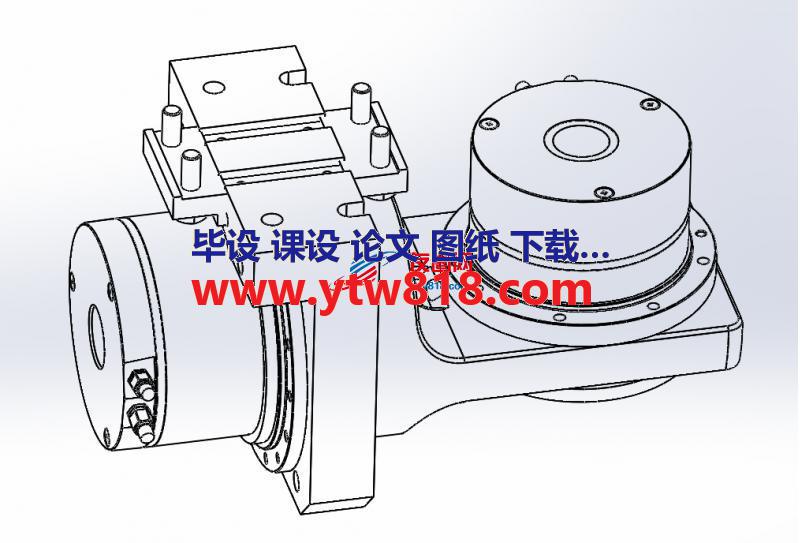 DIY第四和第五轴谐波驱动装置