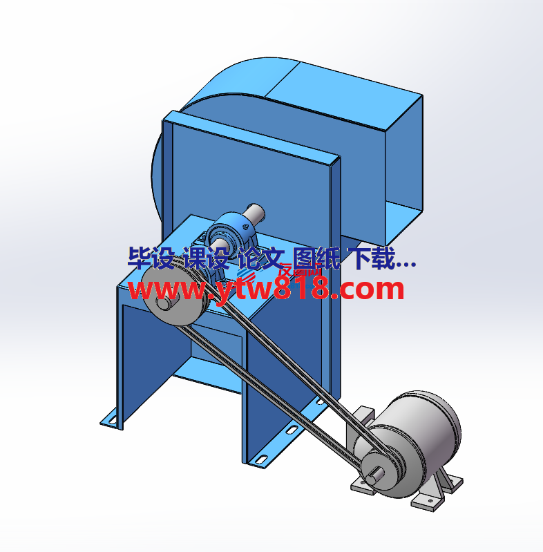 皮带驱动的风机