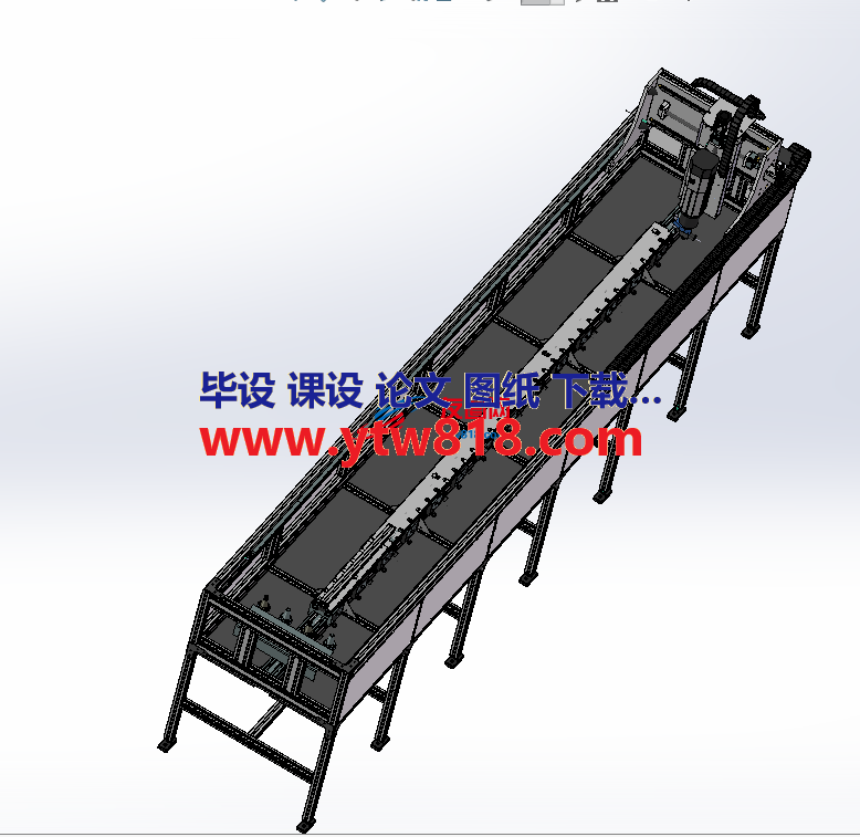 型材加工机详细结构图