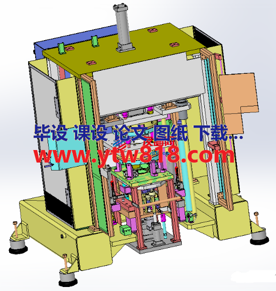 电机定子自动化组装机3D数模图纸 Solidworks设计 附STEP