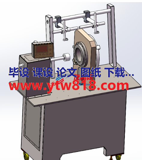 排气管中心回转3D数模图纸 Solidworks设计