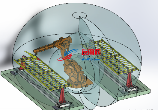 ABB IRB1400 KAYNAK ROBOTU焊接机器人3D数模图纸 Solidworks设计