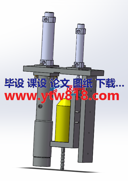 涂油吸附机构三维图