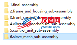 工业筛分机三维套图