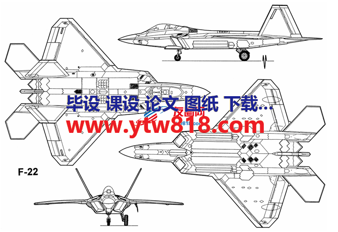 F22猛禽五代隐形战斗机stp格式