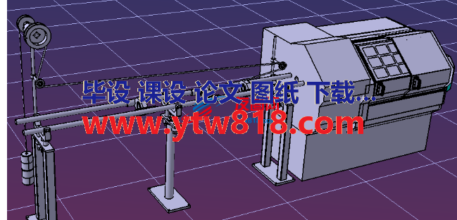 数控机械自动送料机3D数模图纸 STP格式