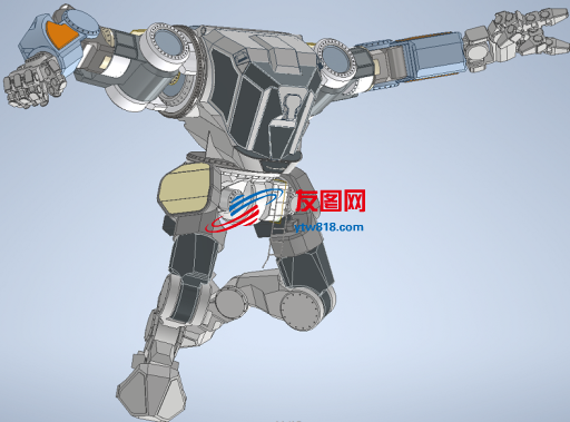 Titan GF-J机器人模型3D图纸 STP格式