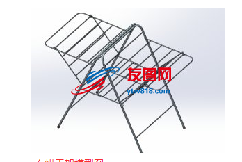 布烘干架模型图