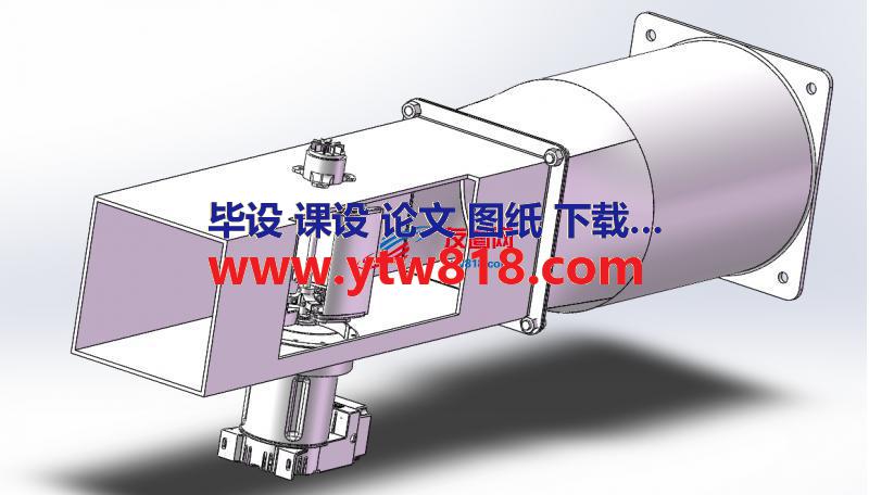 风力涡轮机sw模型图