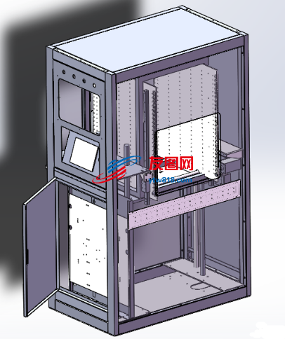 移载机钣金外壳3D数模图纸 Solidworks设计