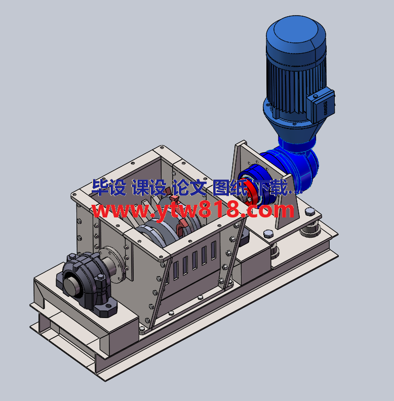 辊式破碎机（solidworks+x_t)