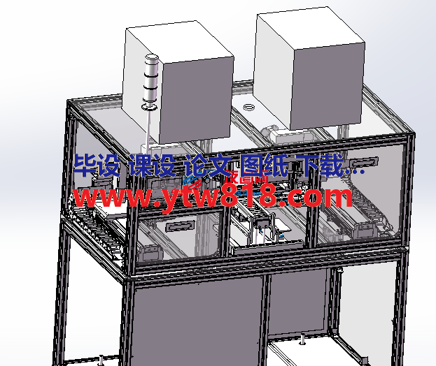 锂电池点焊机solidworks设计