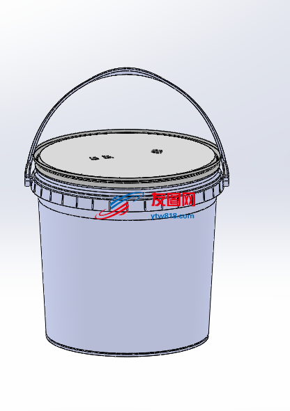 25L容积的水桶设计模型
