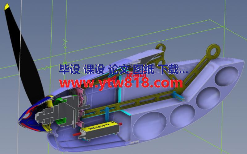 An-28 Bryza螺旋桨结构3D图纸 STP格式