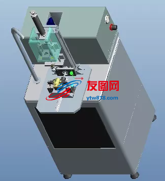 阀体自动锁螺丝机3D数模图纸 Solidworks设计 附STP