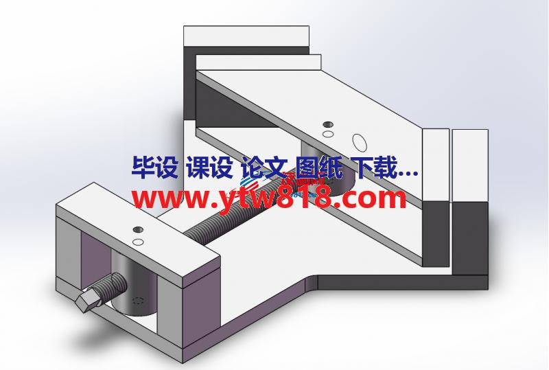 焊接直角定位夹具全套图