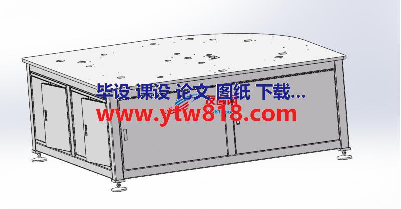 五角设备支架模型