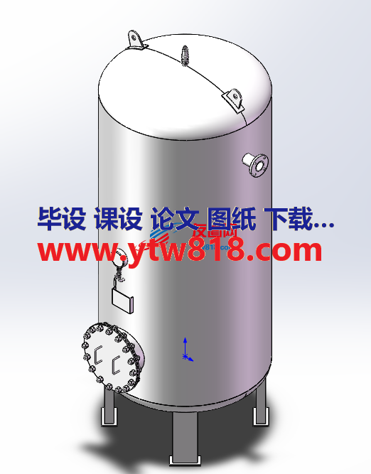 垂直空气接收器模型