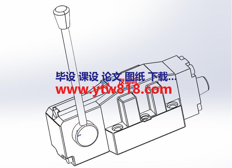 1款 4WMM16型手动换向阀