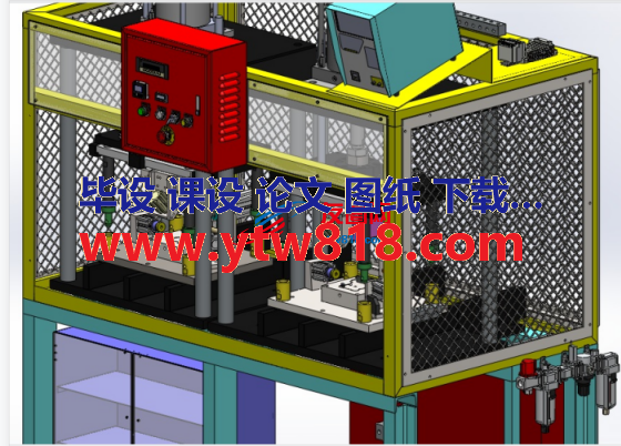 泄露检测机3D数模图纸 Solidworks设计 附x_t