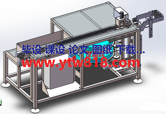 垫片旋切机3D数模图纸 Solidworks设计