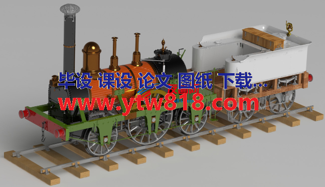 蒸汽机车 Longridge 1839模型3D图纸 IGS格式