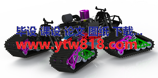 HPI Savage 4.6履带轮遥控大脚车3D图纸 Solidworks设计