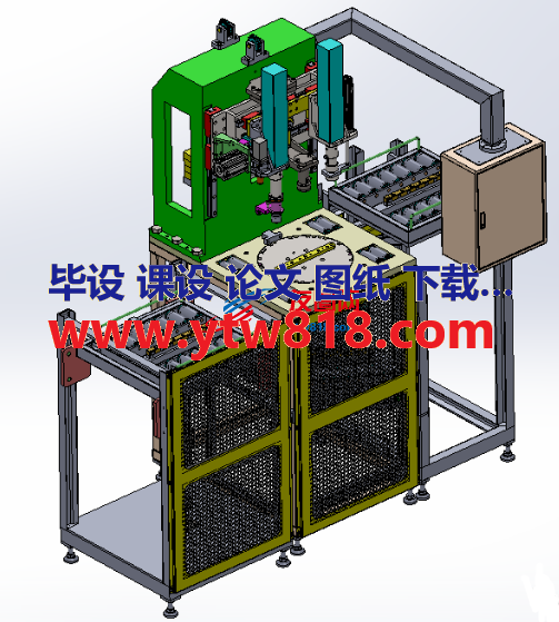 螺母紧固机3D数模图纸 Solidworks设计