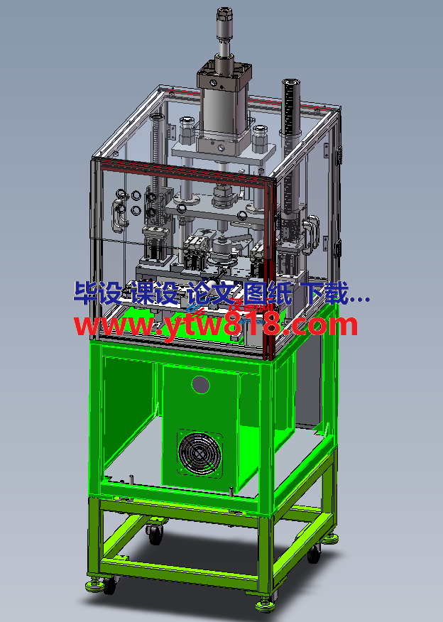 TTI轴承啤压设备轴承组装机solidworks设计