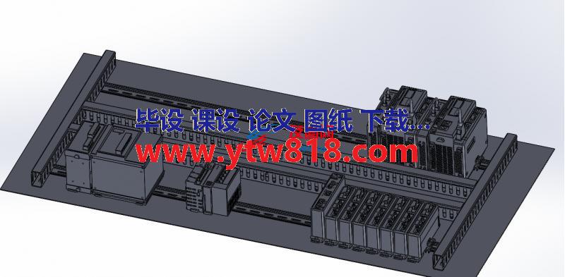 驱动器布电面板柜设计模型