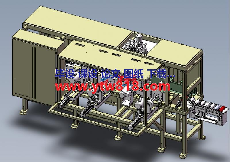 轴承抛光组装机器solidworks设计