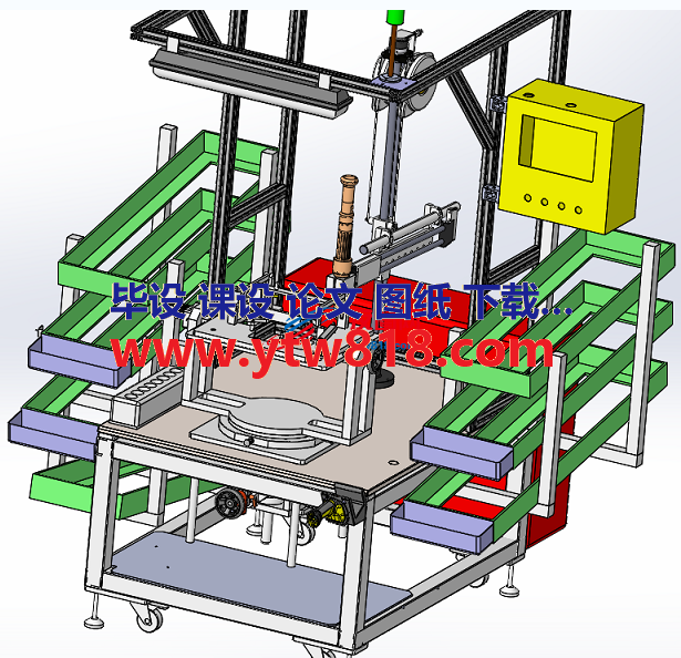 手动打螺丝机3D数模图纸 Solidworks设计