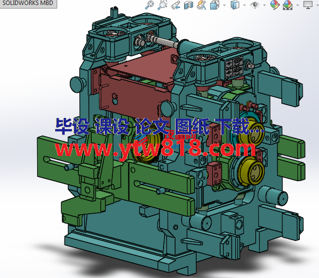 磨粉机solidworks设计