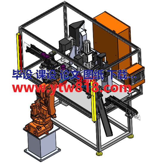 球头碗自动检验机solidworks设计