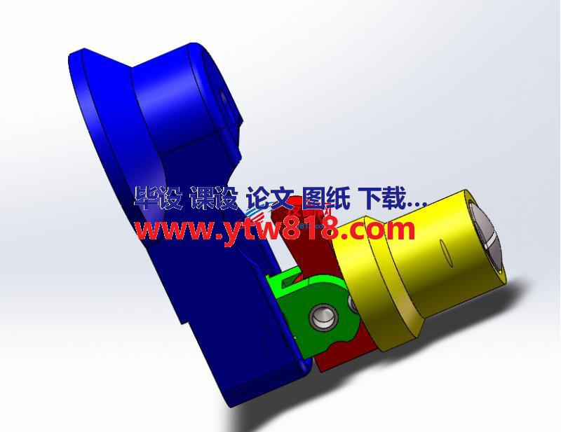 直线运动手柄solidworks建模